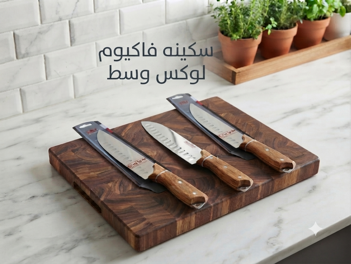 سكينه لوكس فاكيوم وسط